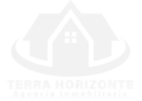 Logotipo en blanco d ela agencia Inmobiliaria Terra Horizonte